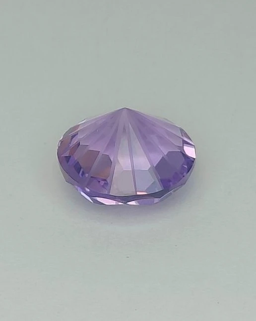 9.87ct Natural Purplish Amethyst Round Cut Loose gemstone From Brazil — view 2